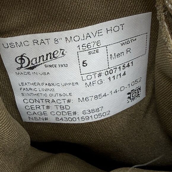 Danner USMC RAT 8\